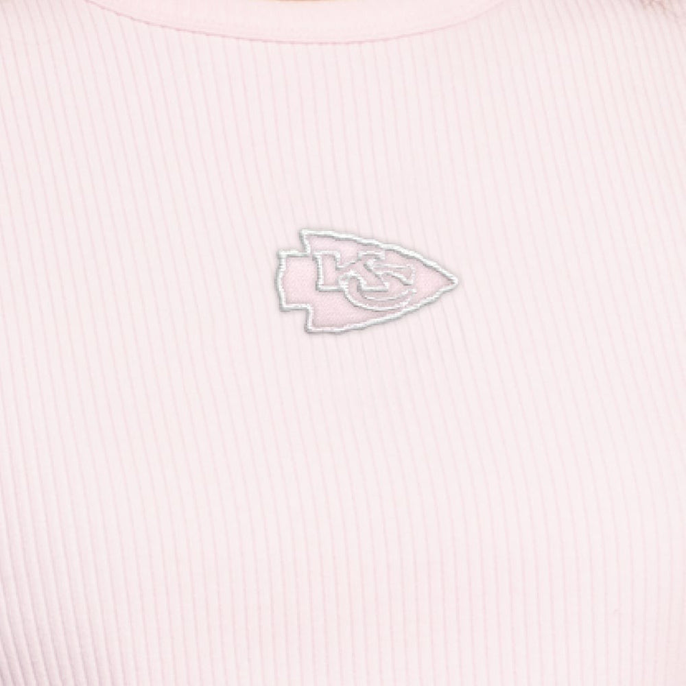 Kansas City Chiefs Starter Women's Travel Pastels Cropped Tank Pastel Pink | NFL
