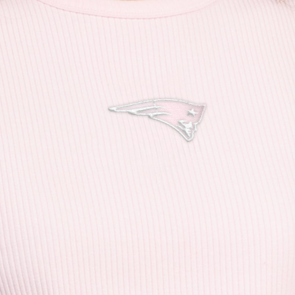 New England Patriots Starter Women's Travel Pastels Cropped Tank Pastel Pink | NFL