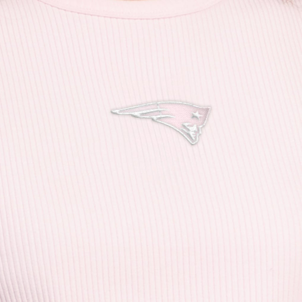 New England Patriots Starter Women's Travel Pastels Cropped Tank Pastel Pink | NFL