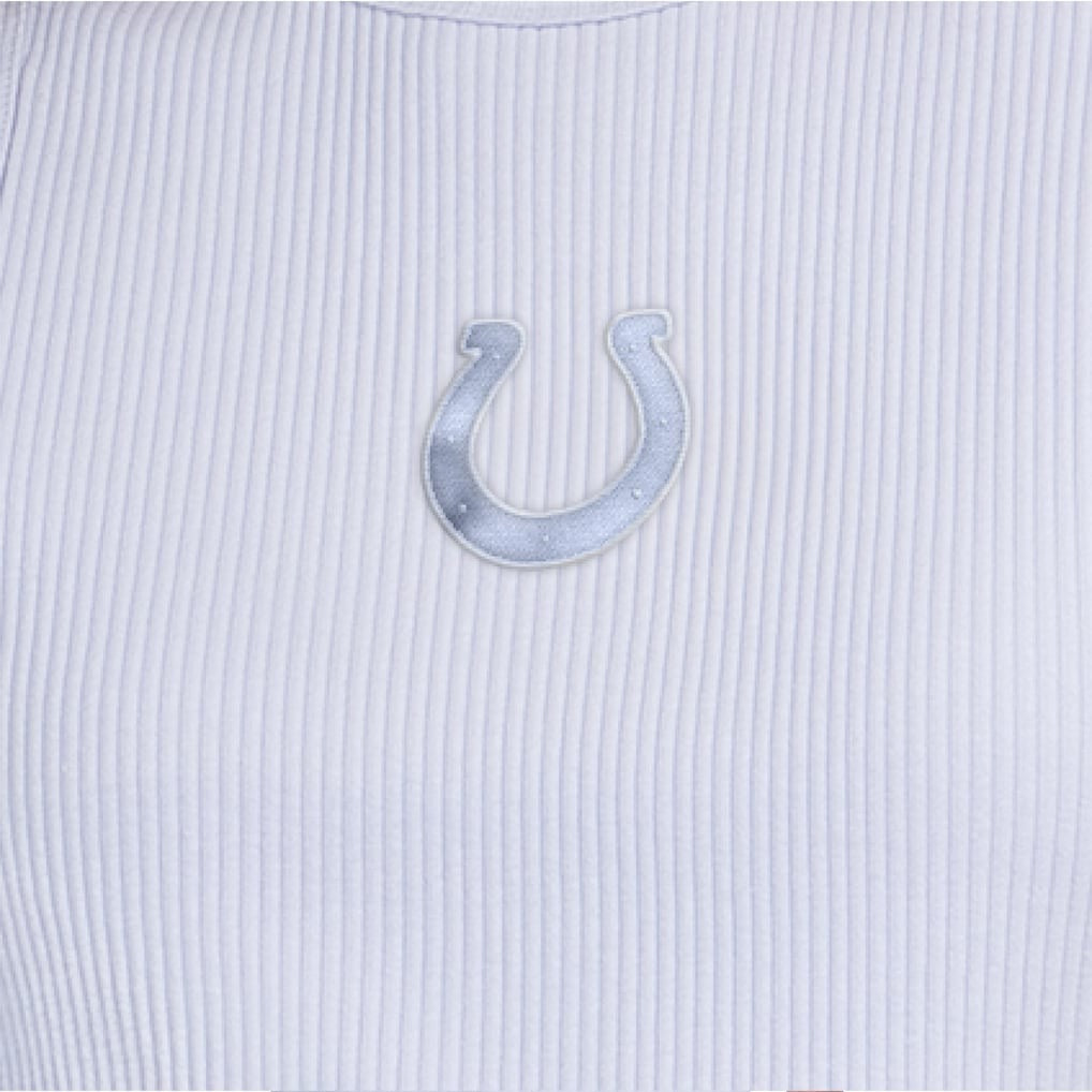 Indianapolis Colts Starter Women's Travel Pastels Cropped Tank Pastel Blue | NFL