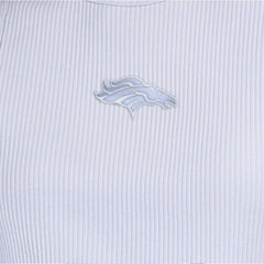 Denver Broncos Starter Women's Travel Pastels Cropped Tank Pastel Blue | NFL