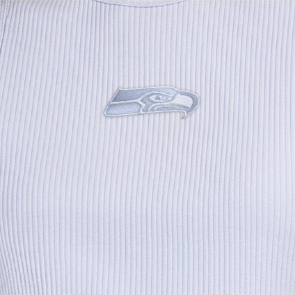 Seattle Seahawks Starter Women's Travel Pastels Cropped Tank Pastel Blue | NFL