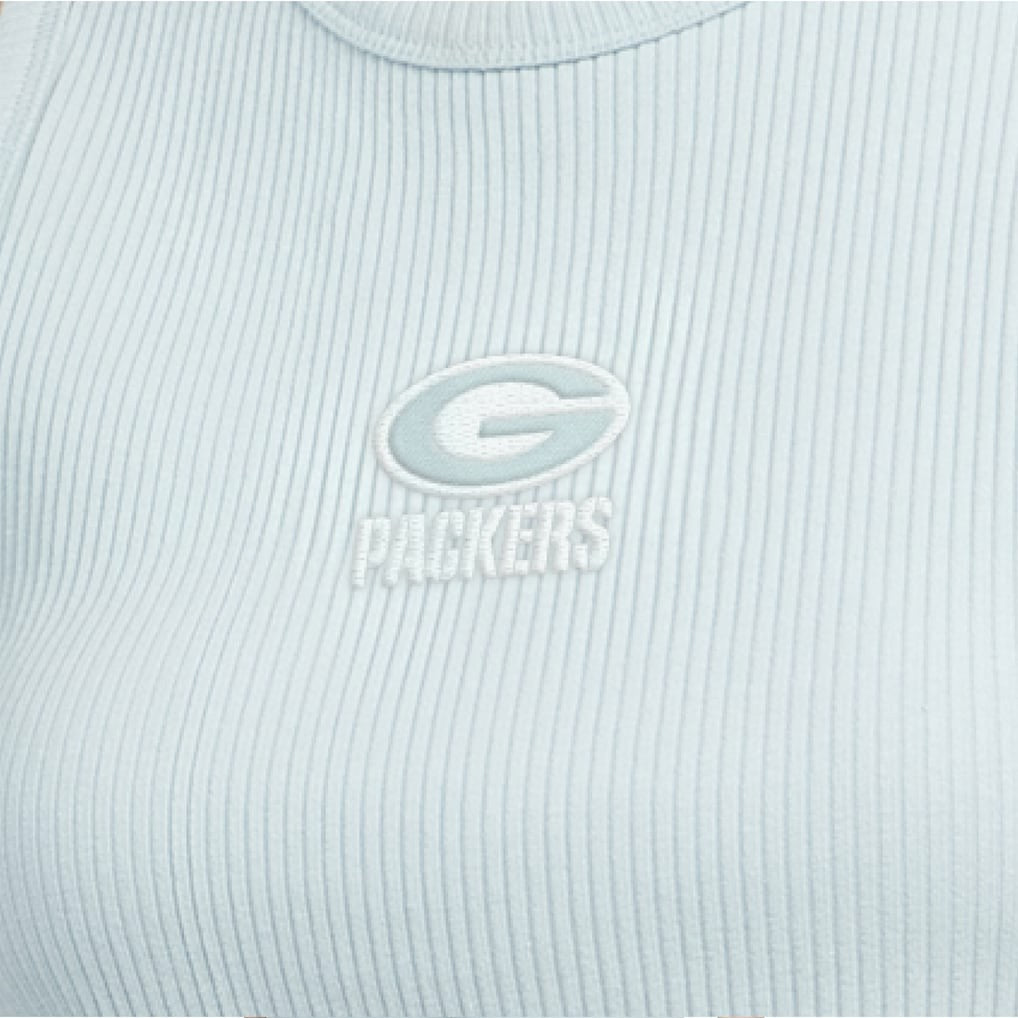 Green Bay Packers Starter Women's Travel Pastels Cropped Tank Pastel Green | NFL