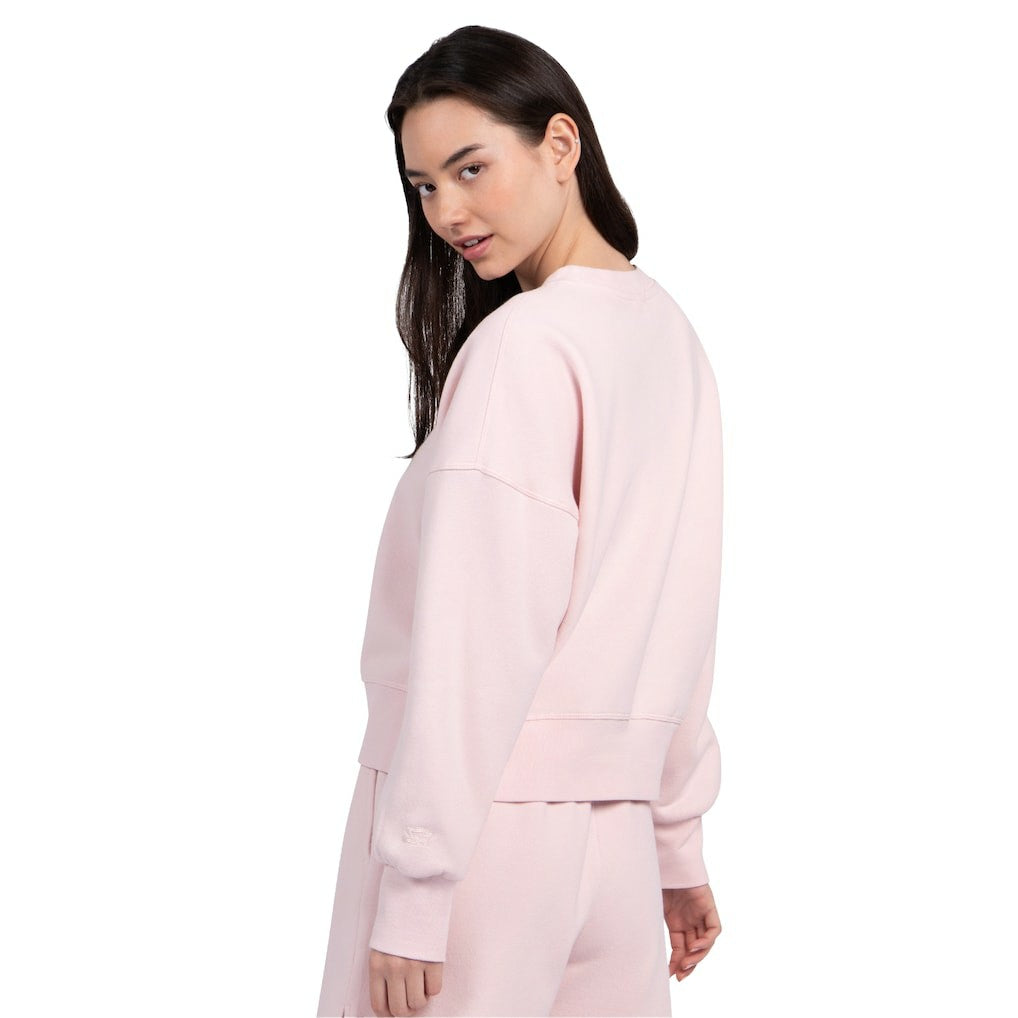 Arizona Cardinals Starter Women's Travel Pastels Boxy Fleece Sweatshirt Light Pink | NFL