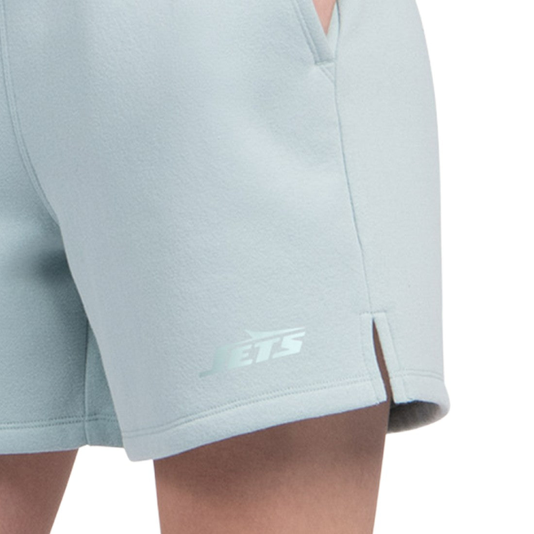 New York Jets Starter Women's Travel Pastels Fleece Short Pastel Green | NFL