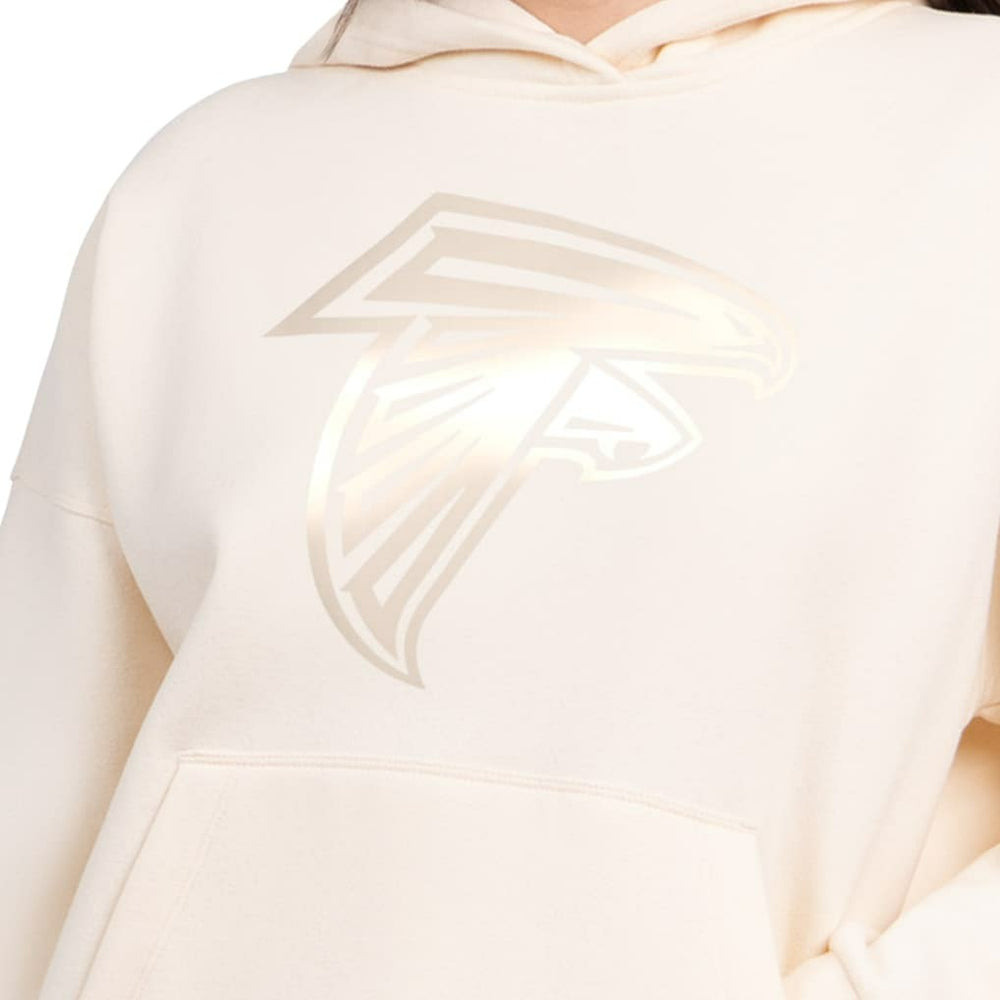 Atlanta Falcons Starter Women's Pastel Relaxed Travel Hoodie Cream | NFL
