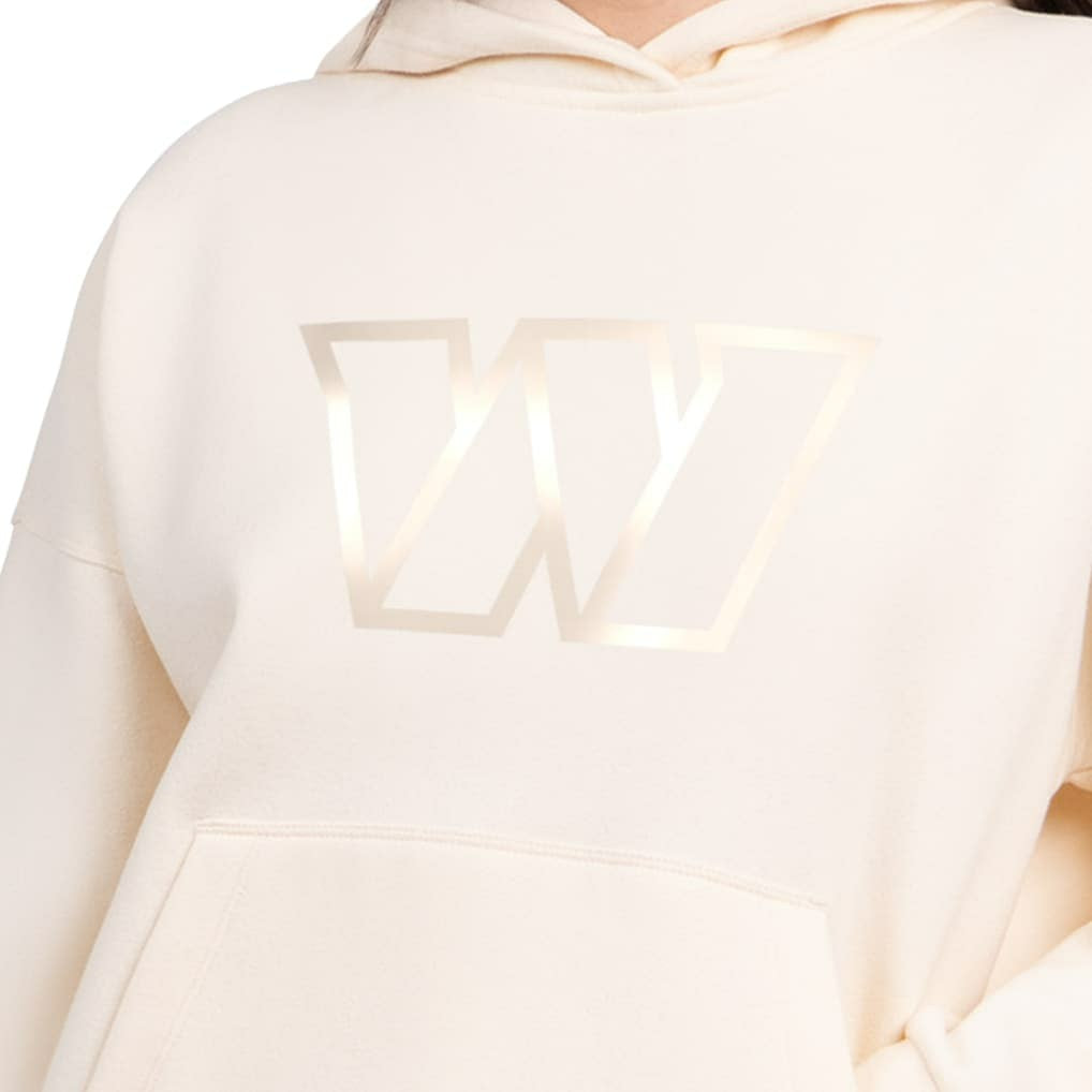 Washington Commanders Starter Women's Pastel Relaxed Travel Hoodie Cream | NFL
