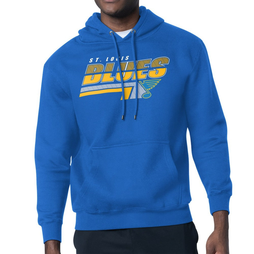 St. Louis Blues Starter Logo Push Fleece Hoodie - Blue - NHL