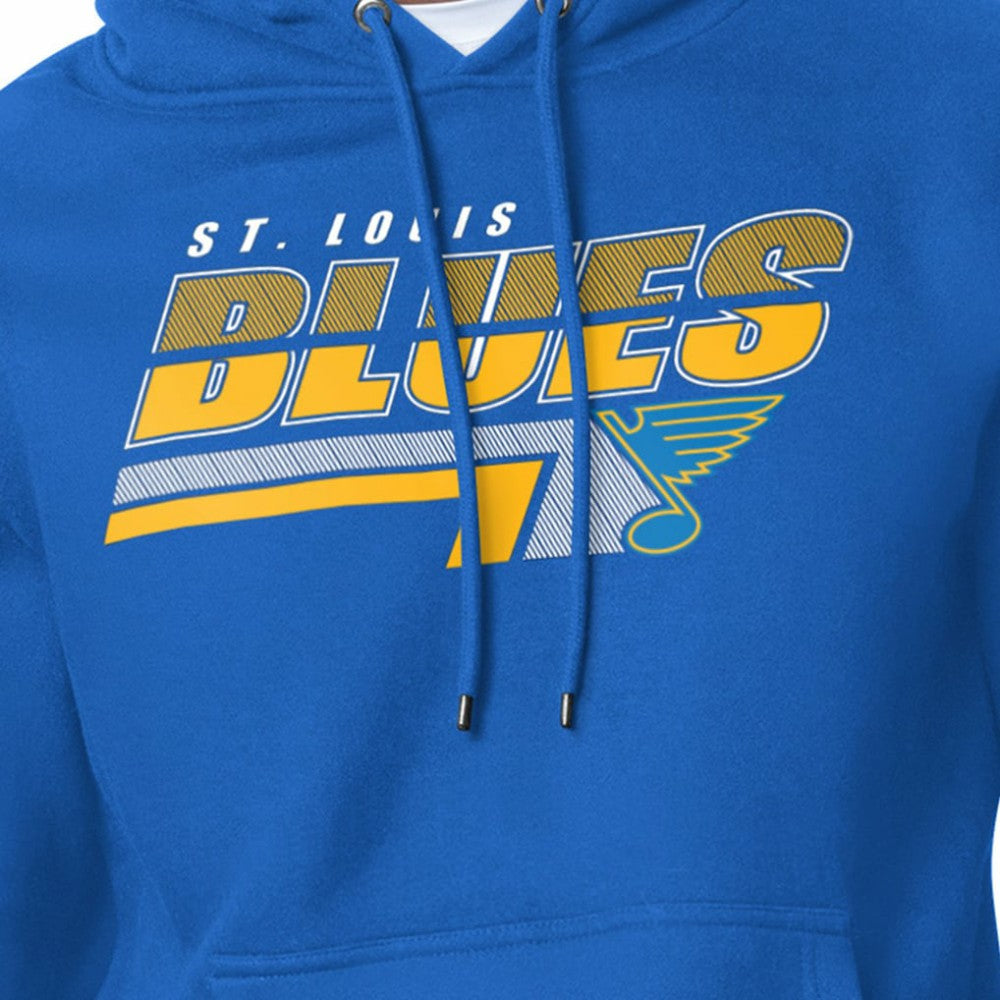 St. Louis Blues Starter Logo Push Fleece Hoodie - Blue - NHL