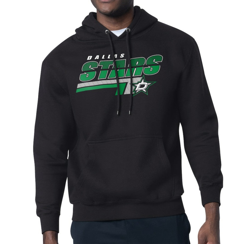 Dallas Stars Starter Logo Push Fleece Hoodie - Black - NHL