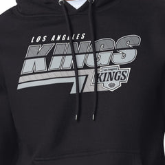 Los Angeles Kings Starter Logo Push Fleece Hoodie - Black - NHL