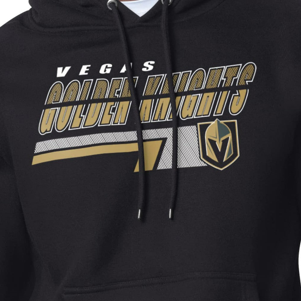 Vegas Golden Knights Starter Logo Push Fleece Hoodie - Black - NHL
