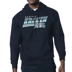 Seattle Kraken Starter Logo Push Fleece Hoodie - Deep Sea Blue - NHL