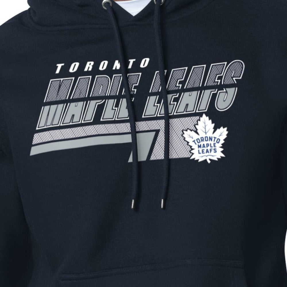 Toronto Maple Leafs Starter Logo Push Fleece Hoodie - Blue - NHL