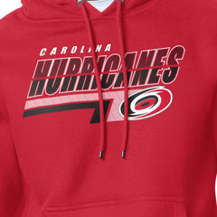 Carolina Hurricanes Starter Logo Push Fleece Hoodie - Red - NHL