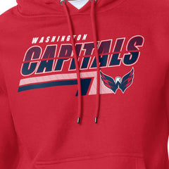Washington Capitals Starter Logo Push Fleece Hoodie - Red - NHL