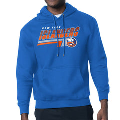 New York Islanders Starter Logo Push Fleece Hoodie - Royal - NHL