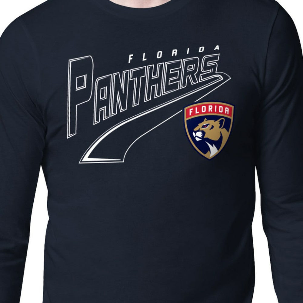 Florida Panthers Starter Modern Tailsweep Long Sleeve T-Shirt - Navy - NHL