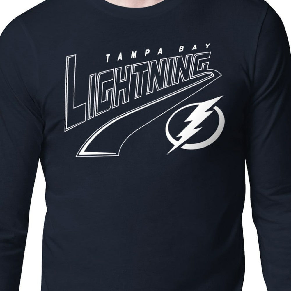 Tampa Bay Lightning Starter Modern Tailsweep Long Sleeve T-Shirt - Blue - NHL
