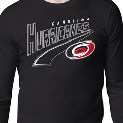 Carolina Hurricanes Starter Modern Tailsweep Long Sleeve T-Shirt - Black - NHL