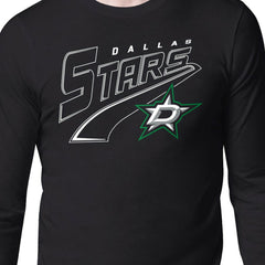 Dallas Stars Starter Modern Tailsweep Long Sleeve T-Shirt - Black - NHL