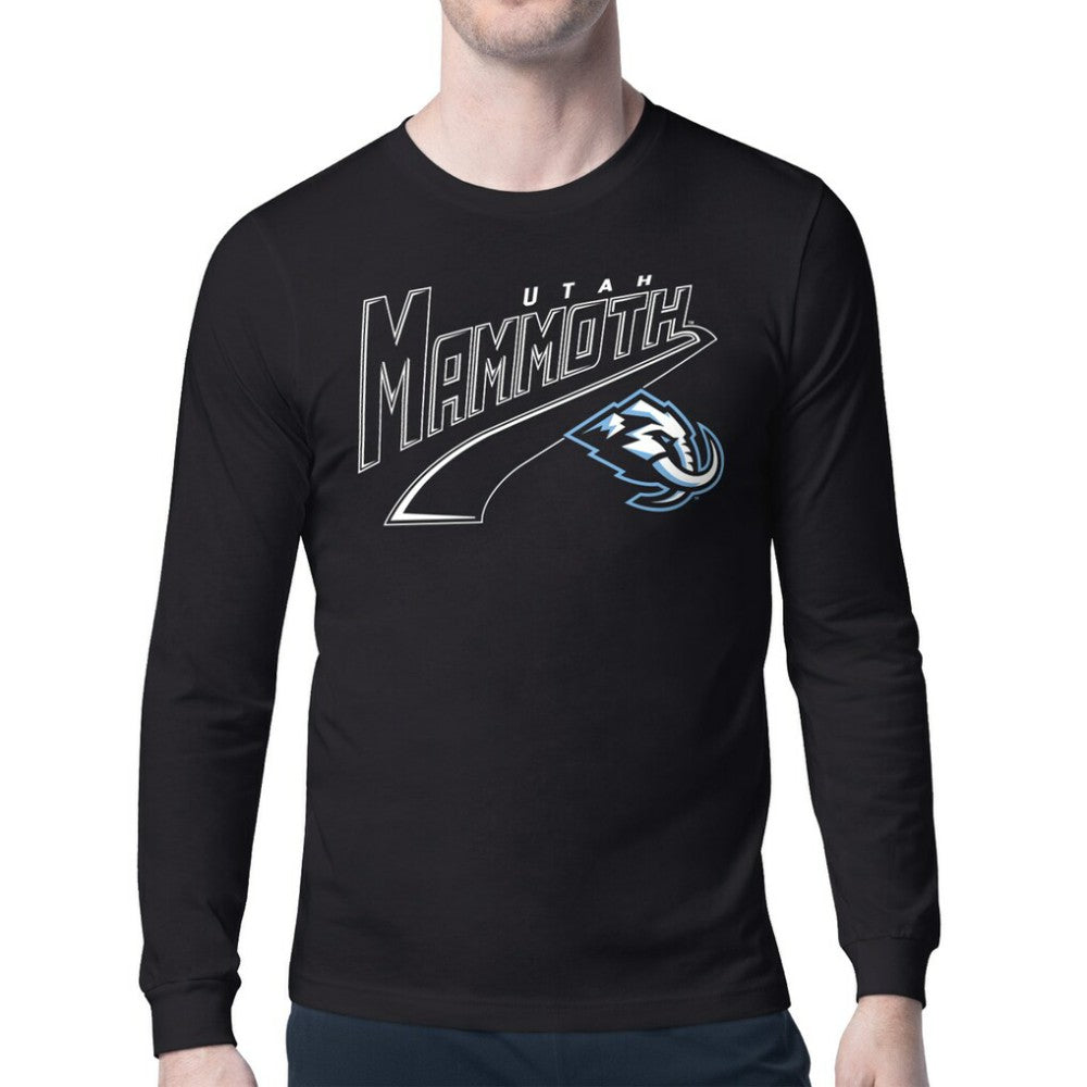 Utah Mammoth Starter Modern Tailsweep Long Sleeve T-Shirt - Black - NHL
