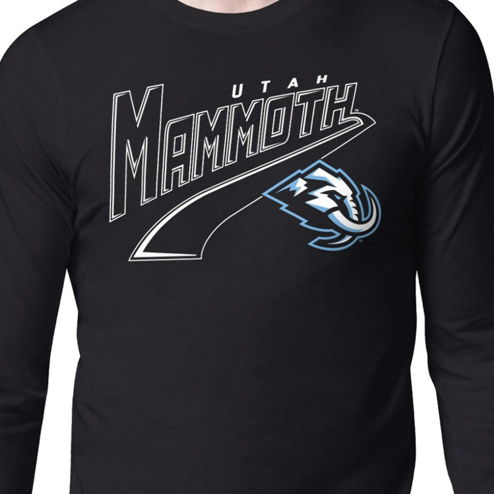 Utah Mammoth Starter Modern Tailsweep Long Sleeve T-Shirt - Black - NHL