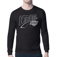 Los Angeles Kings Starter Modern Tailsweep Long Sleeve T-Shirt - Black - NHL
