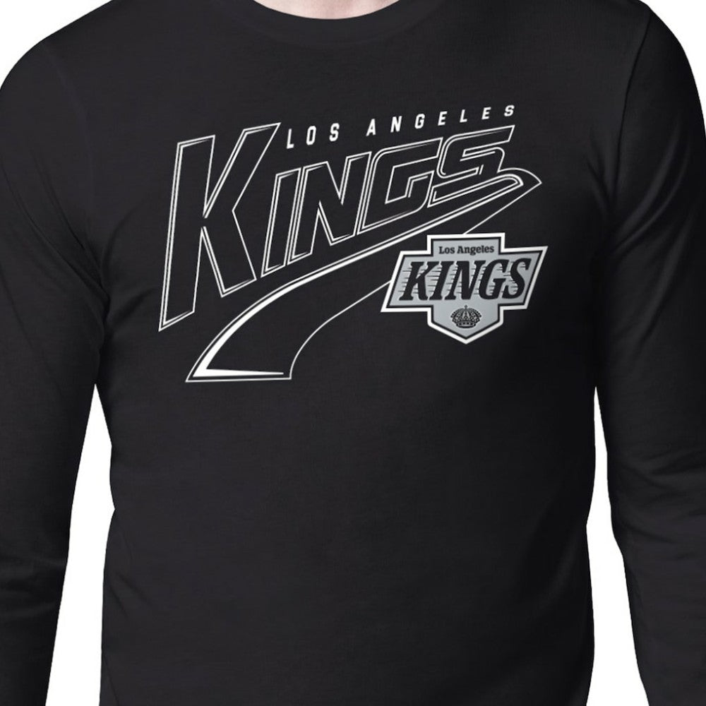 Los Angeles Kings Starter Modern Tailsweep Long Sleeve T-Shirt - Black - NHL