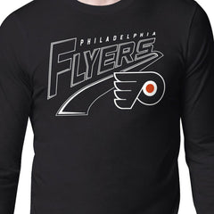 Philadelphia Flyers Starter Modern Tailsweep Long Sleeve T-Shirt - Black - NHL