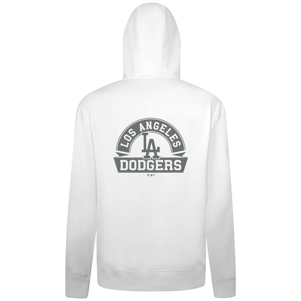Los Angeles Dodgers Levelwear Podium Chenille Logo Full-Zip Hoodie - MLB