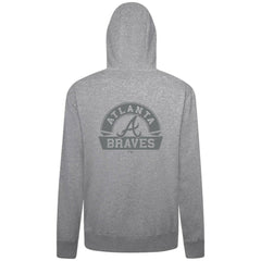 Atlanta Braves Levelwear Podium Chenille Logo Full-Zip Hoodie - MLB