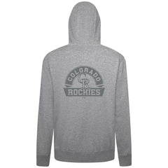 Colorado Rockies Levelwear Podium Chenille Logo Full-Zip Hoodie - MLB