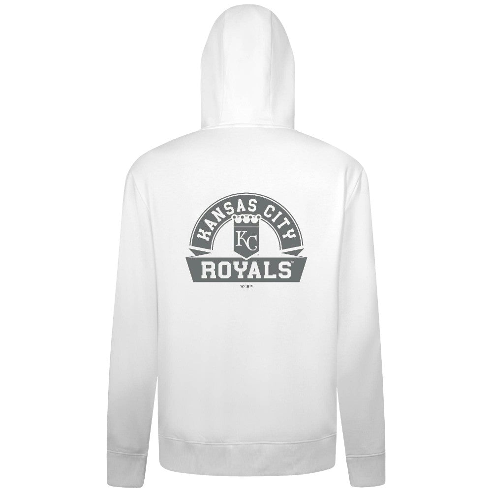 Kansas City Royals Levelwear Podium Chenille Logo Full-Zip Hoodie - MLB
