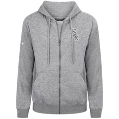 Chicago White Sox Levelwear Podium Chenille Logo Full-Zip Hoodie - MLB