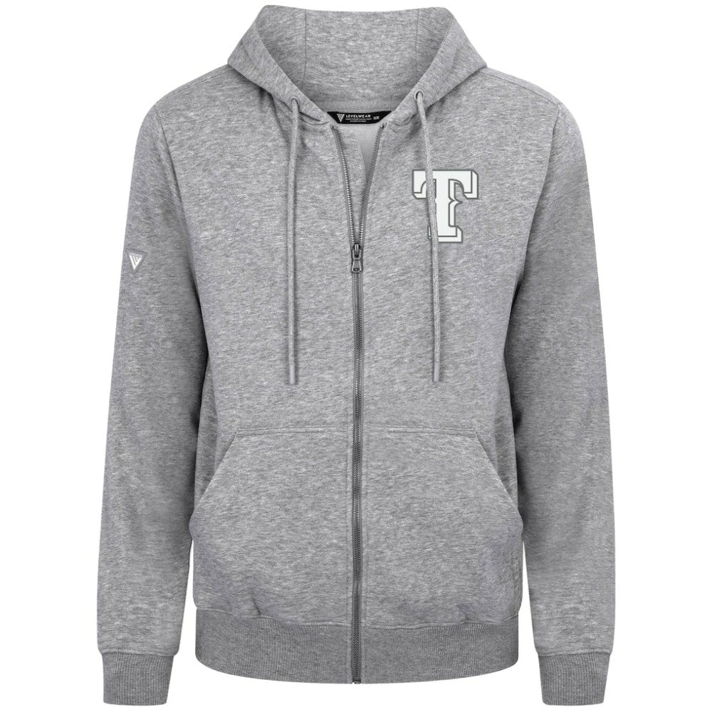 Texas Rangers Levelwear Podium Banner Arch Full-Zip Hoodie - MLB