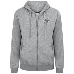 New York Mets Levelwear Podium Banner Arch Full-Zip Hoodie - MLB
