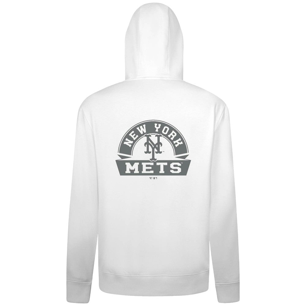 New York Mets Levelwear Podium Banner Arch Full-Zip Hoodie - MLB