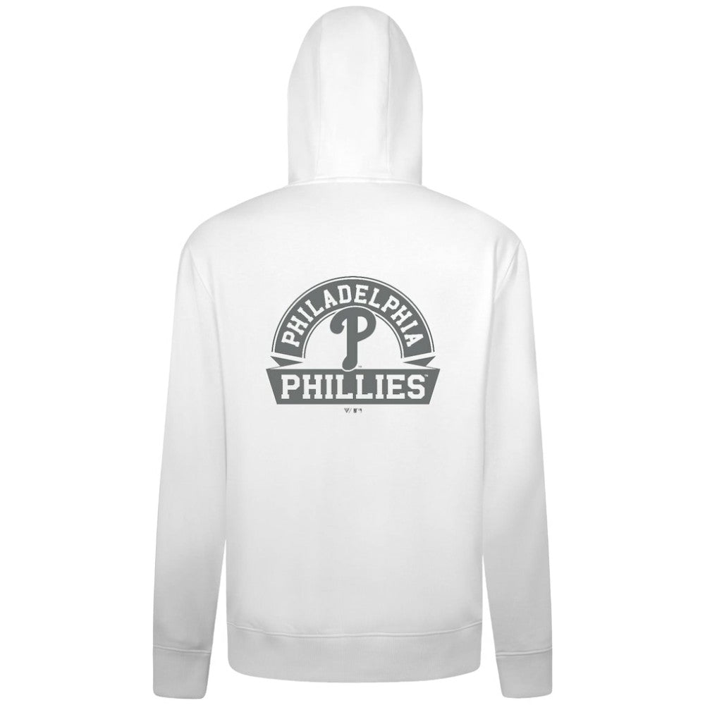 Philadelphia Phillies Levelwear Podium Banner Arch Full-Zip Hoodie - MLB