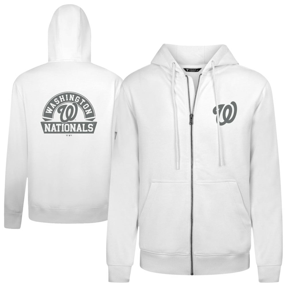 Washington Nationals Levelwear Podium Banner Arch Full-Zip Hoodie - MLB