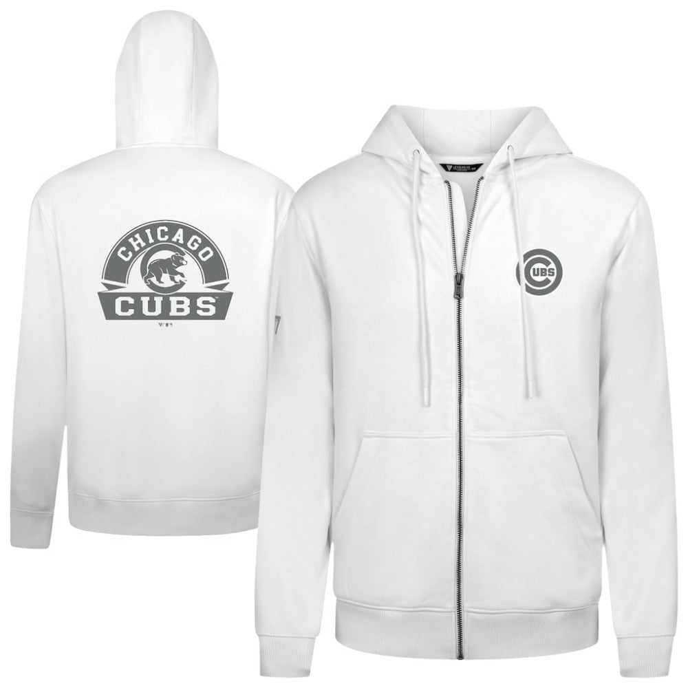 Chicago Cubs Levelwear Podium Banner Arch Full-Zip Hoodie - MLB
