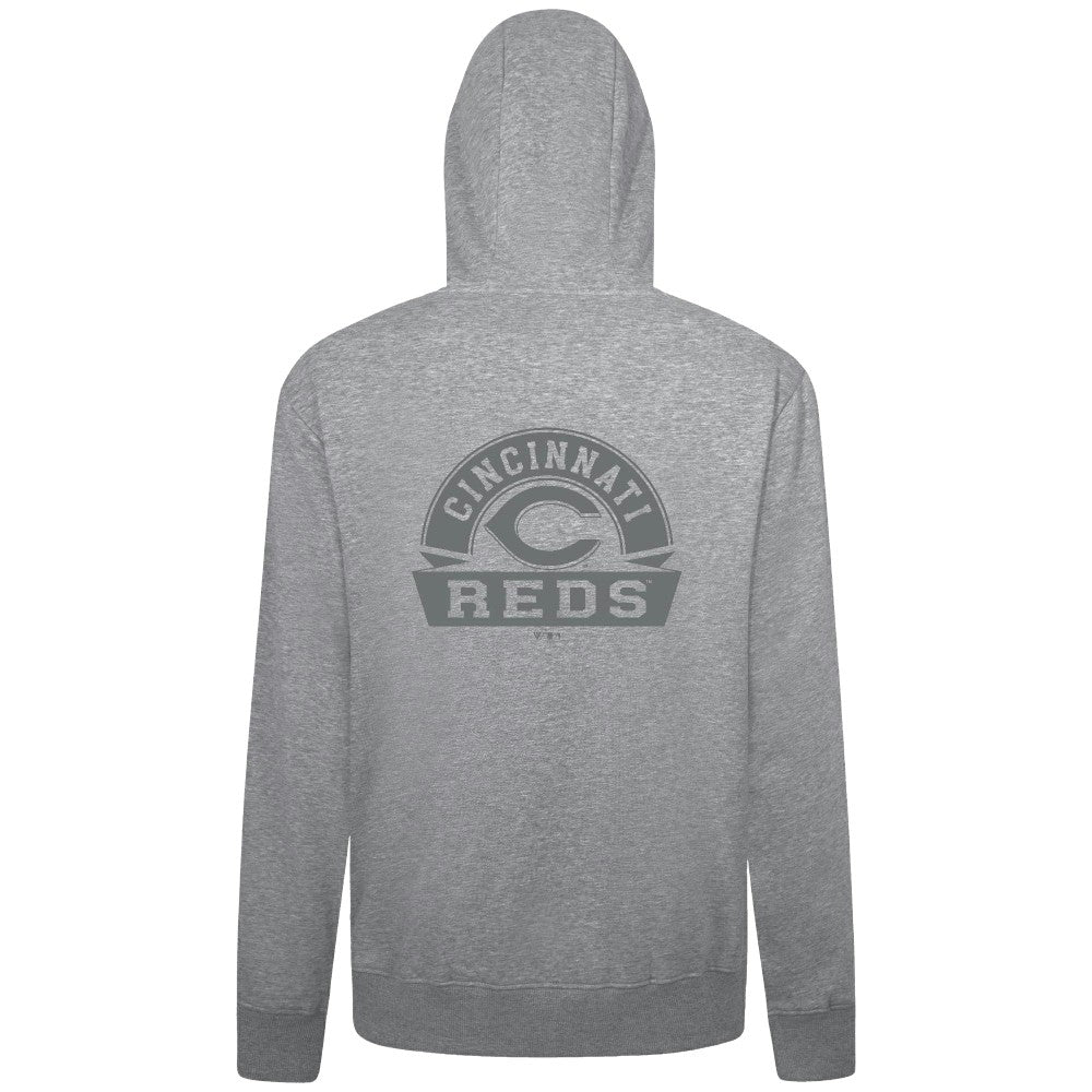 Cincinnati Reds Levelwear Podium Banner Arch Full-Zip Hoodie - MLB