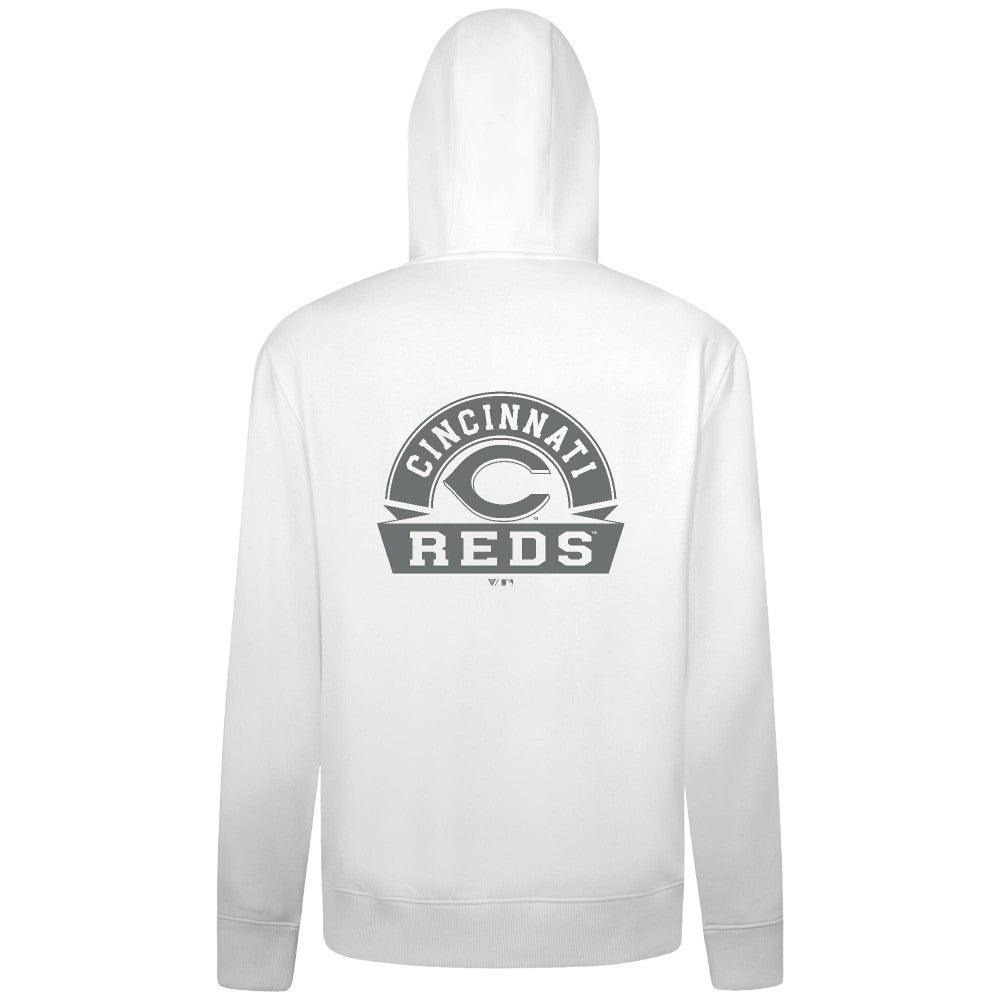 Cincinnati Reds Levelwear Podium Banner Arch Full-Zip Hoodie - MLB