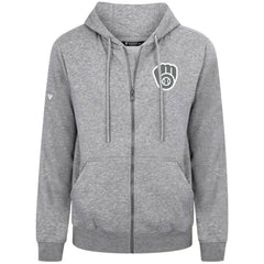 Milwaukee Brewers Levelwear Podium Banner Arch Full-Zip Hoodie - MLB