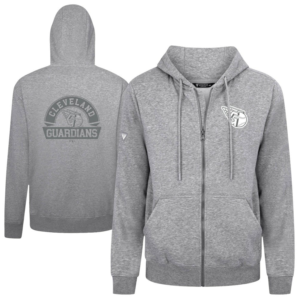 Cleveland Guardians Levelwear Podium Banner Arch Full-Zip Hoodie - MLB