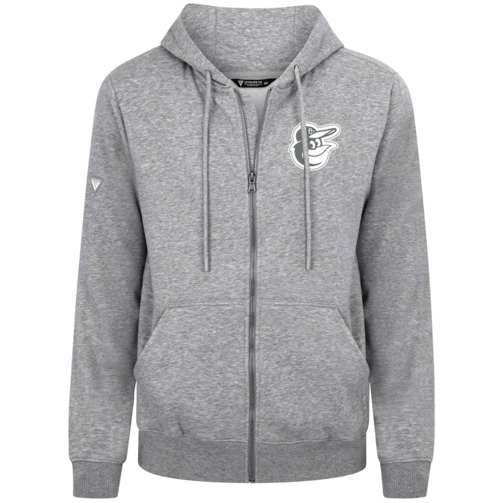 Baltimore Orioles Levelwear Podium Banner Arch Full-Zip Hoodie - MLB