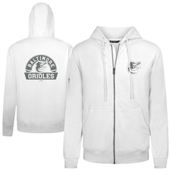 Baltimore Orioles Levelwear Podium Banner Arch Full-Zip Hoodie - MLB