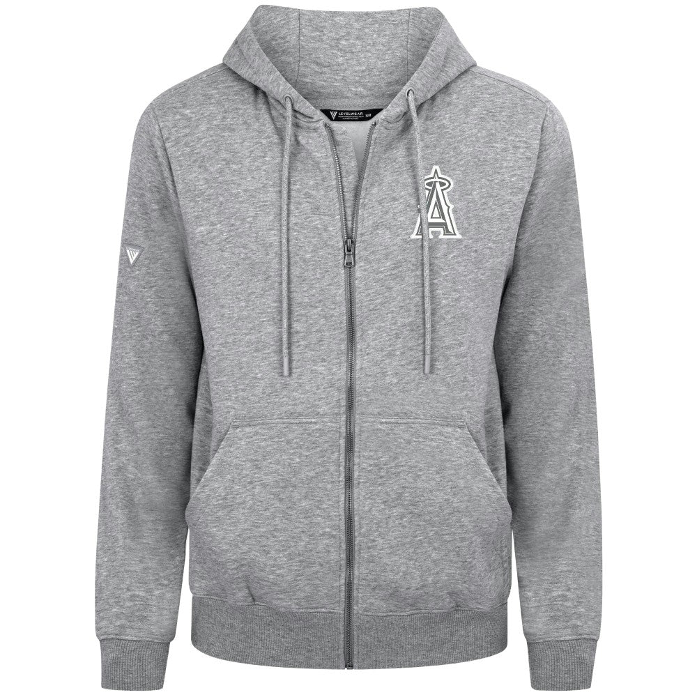 Los Angeles Angels Levelwear Podium Banner Arch Full-Zip Hoodie - MLB