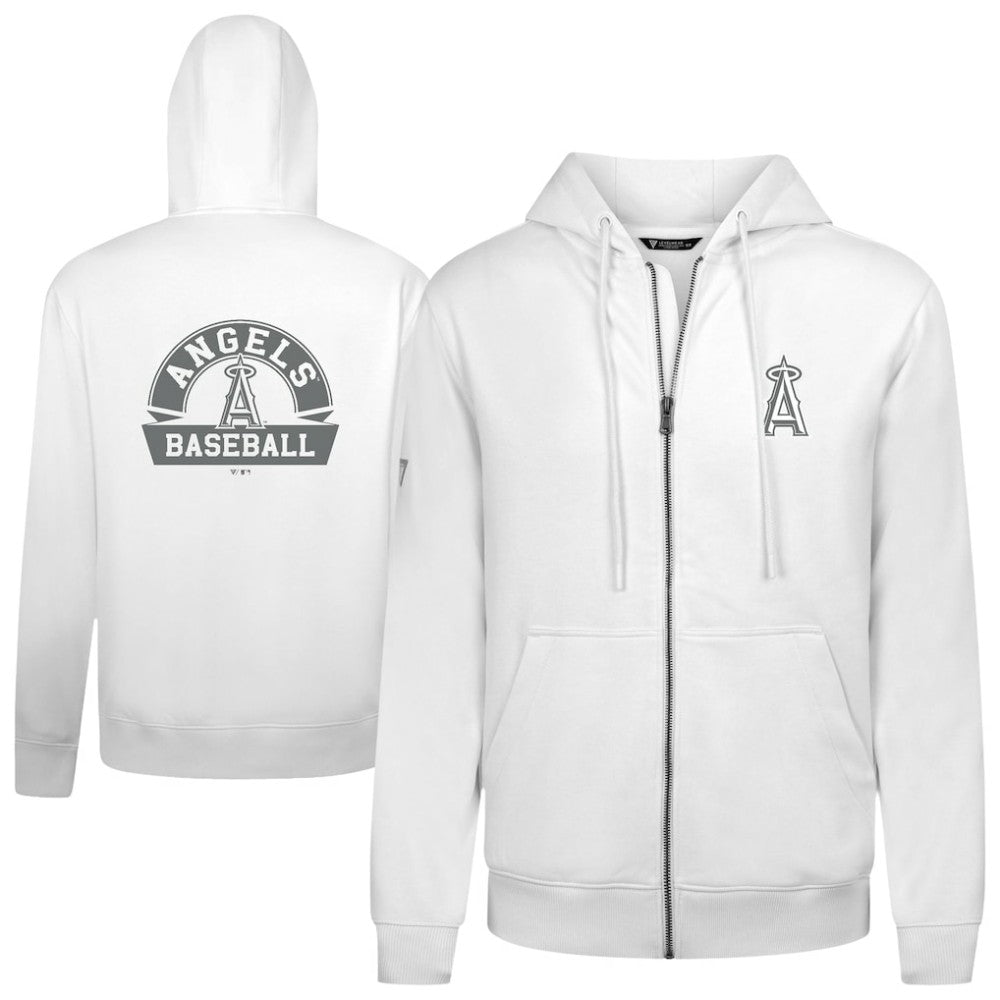 Los Angeles Angels Levelwear Podium Banner Arch Full-Zip Hoodie - MLB