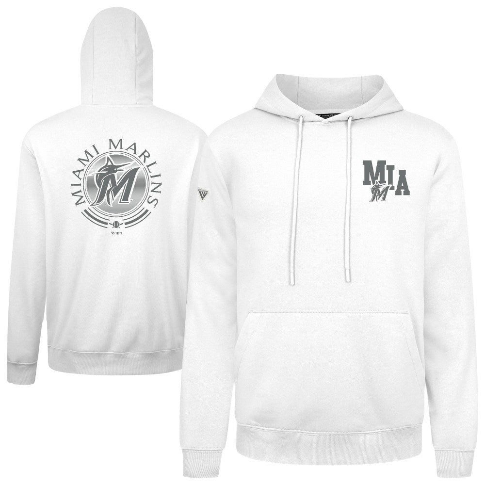 Miami Marlins Levelwear Podium Grain Hoodie - MLB